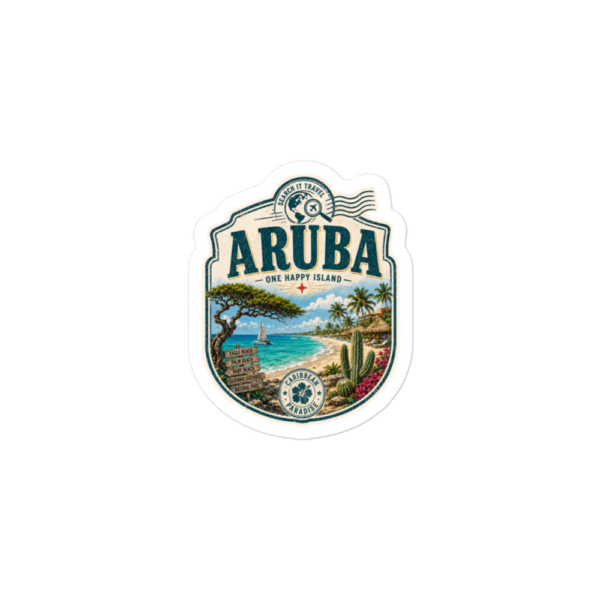 Caribbean Paradise Sticker Series - Aruba
