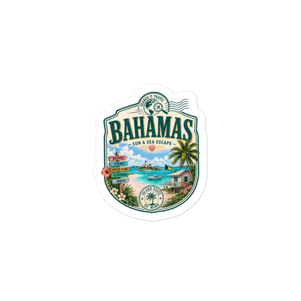 Caribbean Paradise Sticker Series - Bahamas