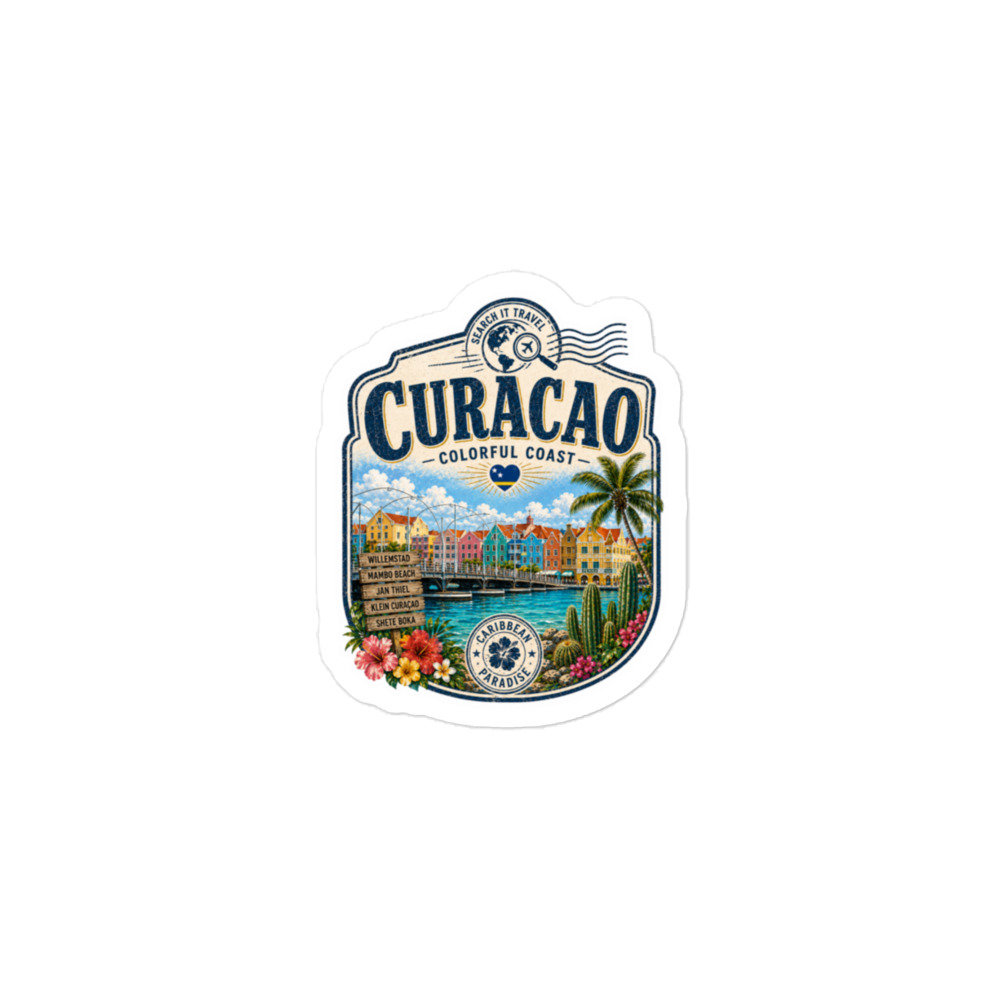 Caribbean Paradise Sticker Series - Curacao