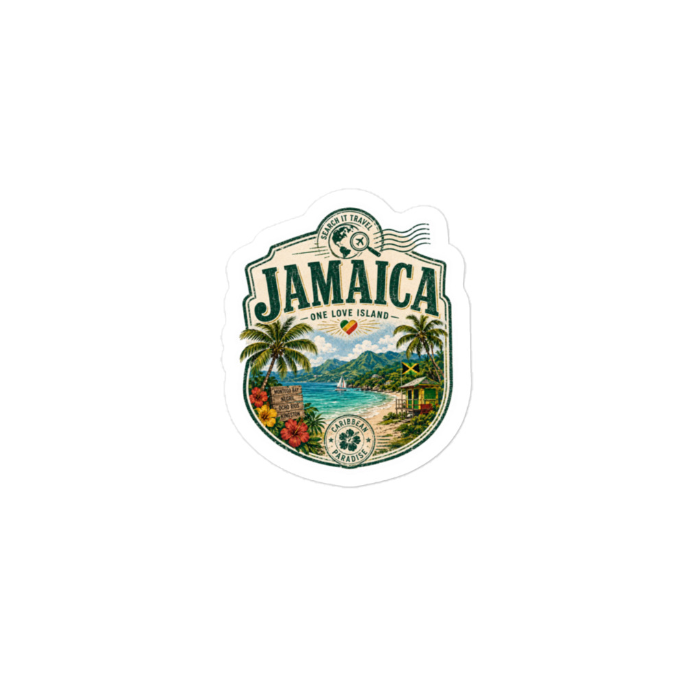 Caribbean Paradise Sticker Series - Jamaica