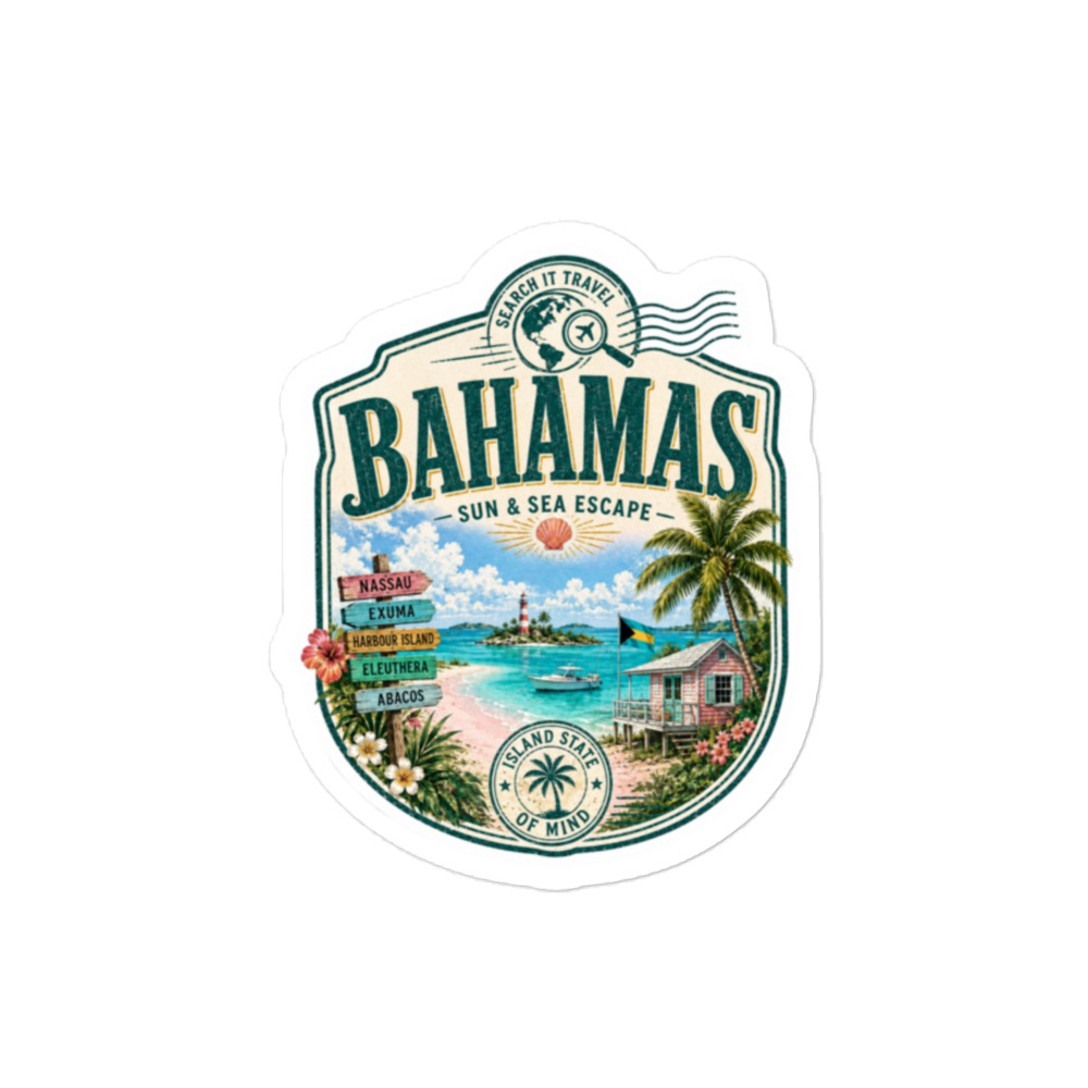 Caribbean Paradise Sticker Series - Bahamas - Image 2