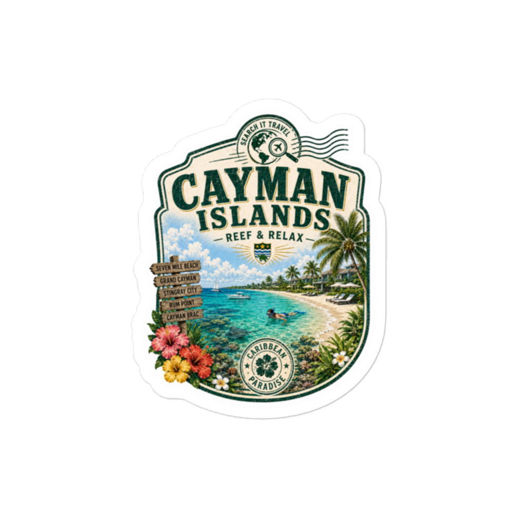 Caribbean Paradise Sticker Series - Cayman Islands - Image 2
