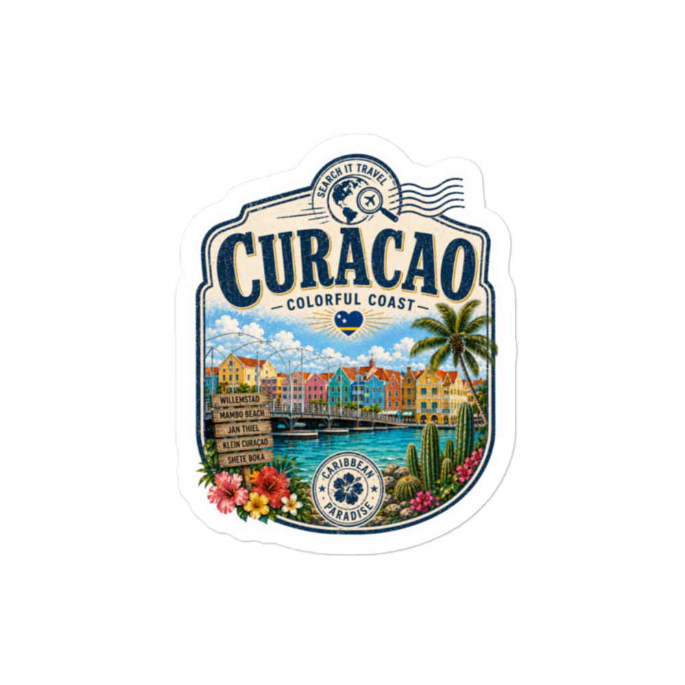 Caribbean Paradise Sticker Series - Curacao - Image 2
