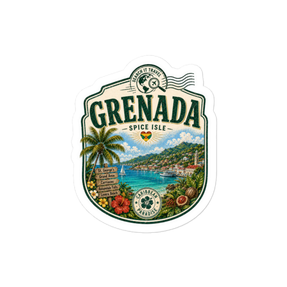 Caribbean Paradise Sticker Series - Grenada - Image 2