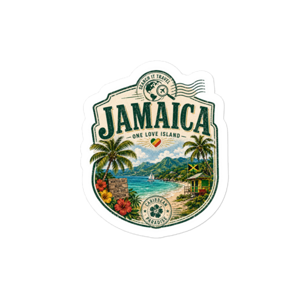 Caribbean Paradise Sticker Series - Jamaica - Image 2