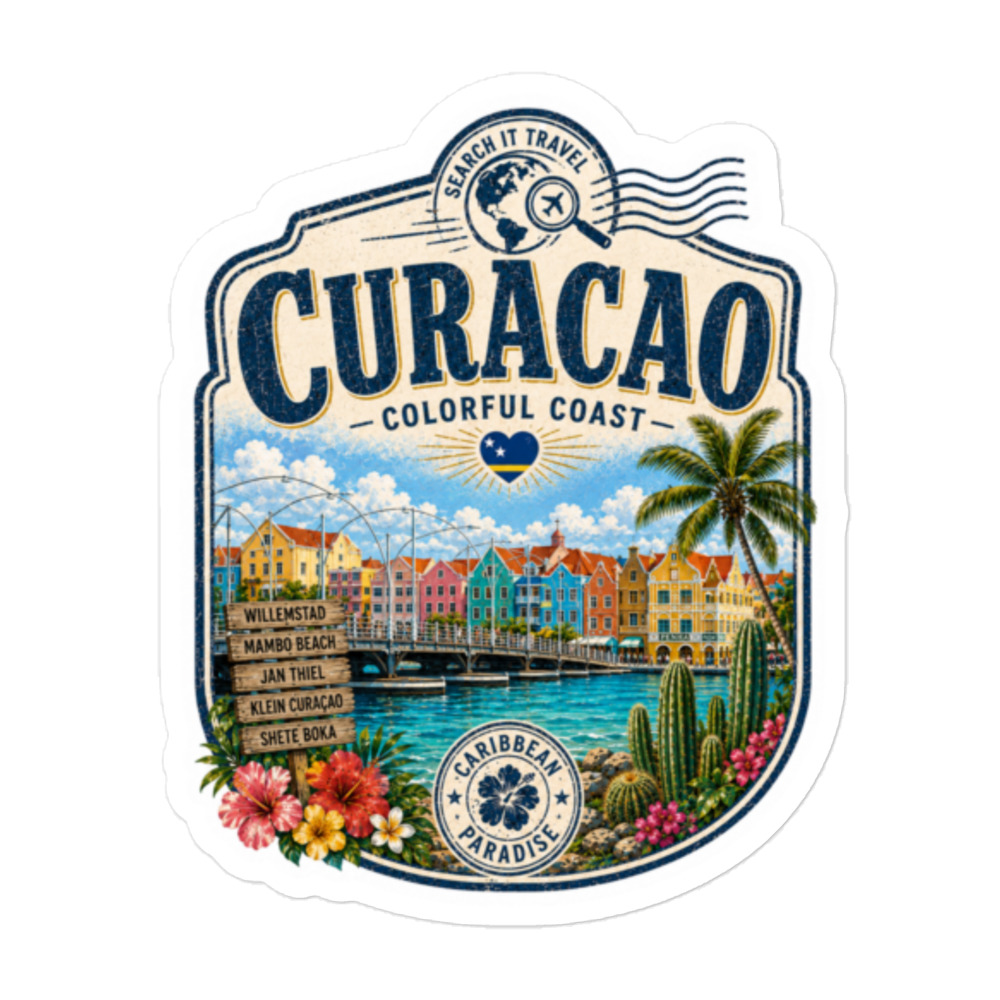 Caribbean Paradise Sticker Series - Curacao - Image 3
