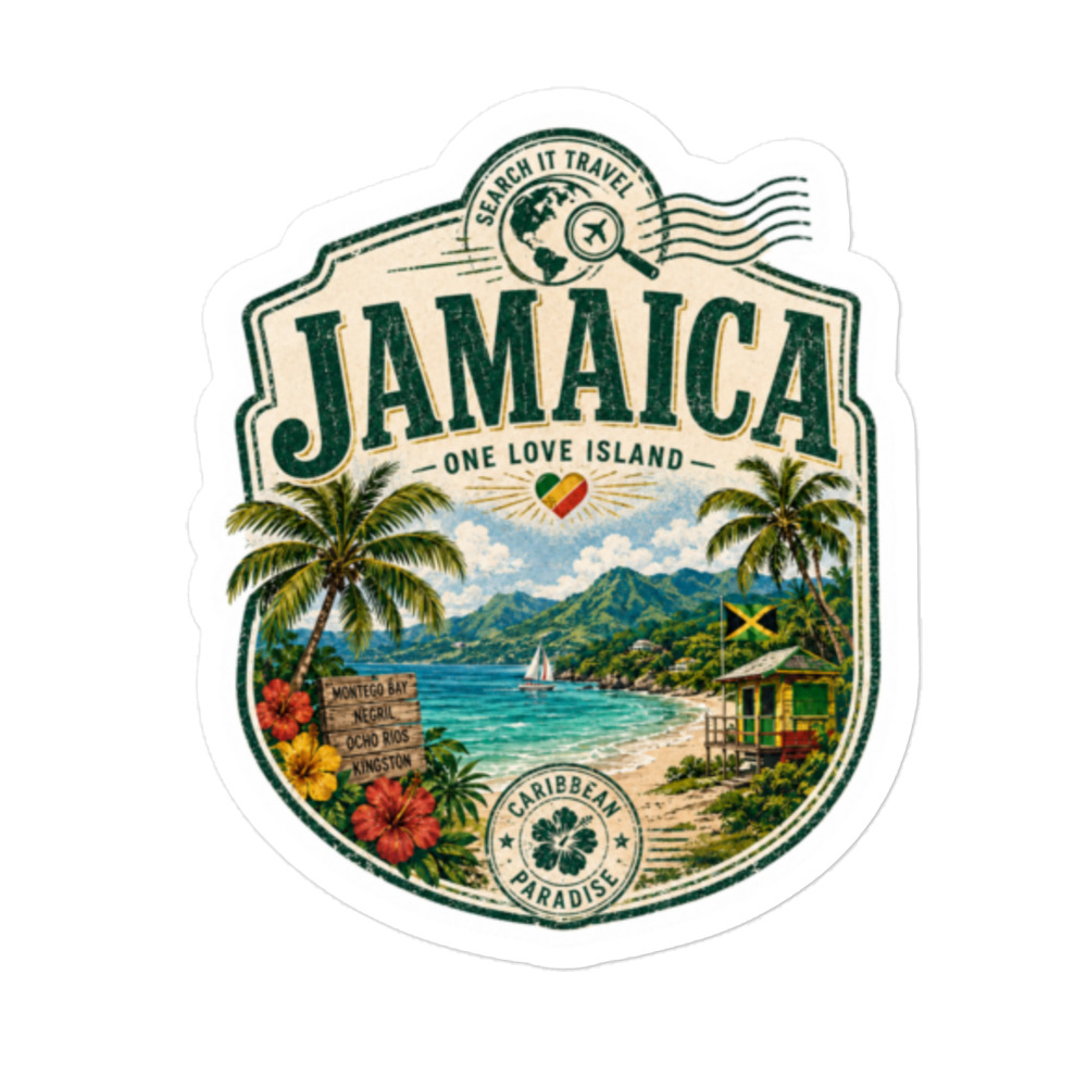 Caribbean Paradise Sticker Series - Jamaica - Image 3