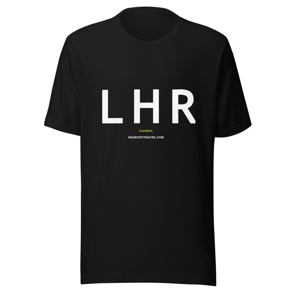 LHR Airport Code Shirt — London Travel T-Shirt | Search It Travel