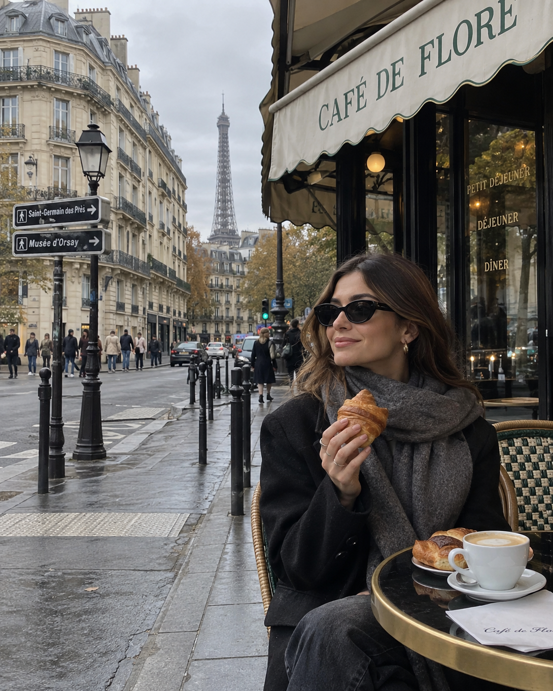 Paris, France cafe